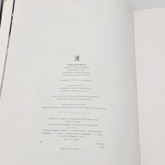 Arnold Schwarzenegger A Portrait By George Butler paperback cover vintage 1990 - Picture 4 of 13